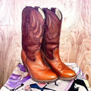 Vintage Frye cowboy boots